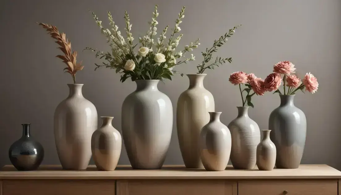 Como escolher vasos decorativos para cada ambiente