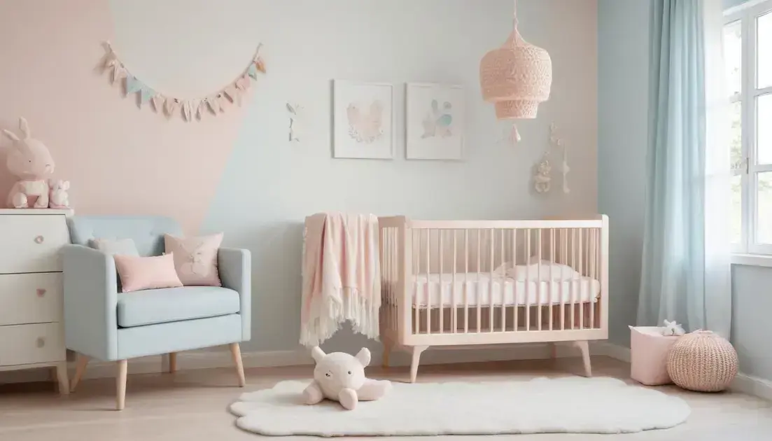 Melhores cores para quarto de bebê: a escolha ideal para seu pequeno