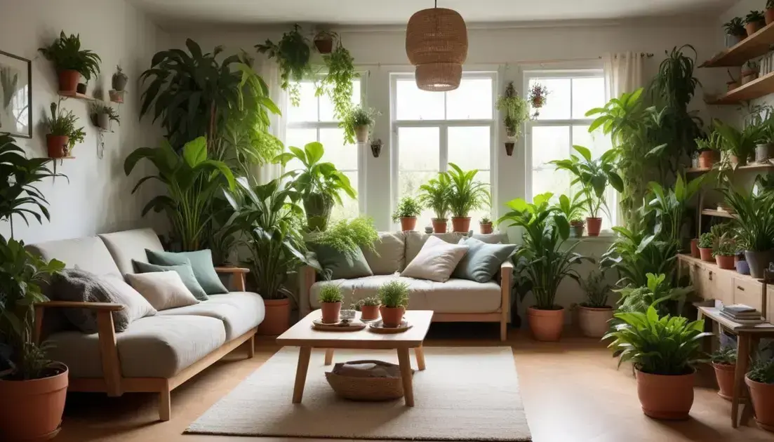 Plantas que combinam com sala de estar: descubra as melhores opções
