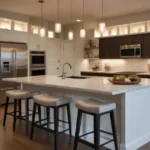 Vantagens da cozinha americana com ilha: otimize seu espaço e estilo