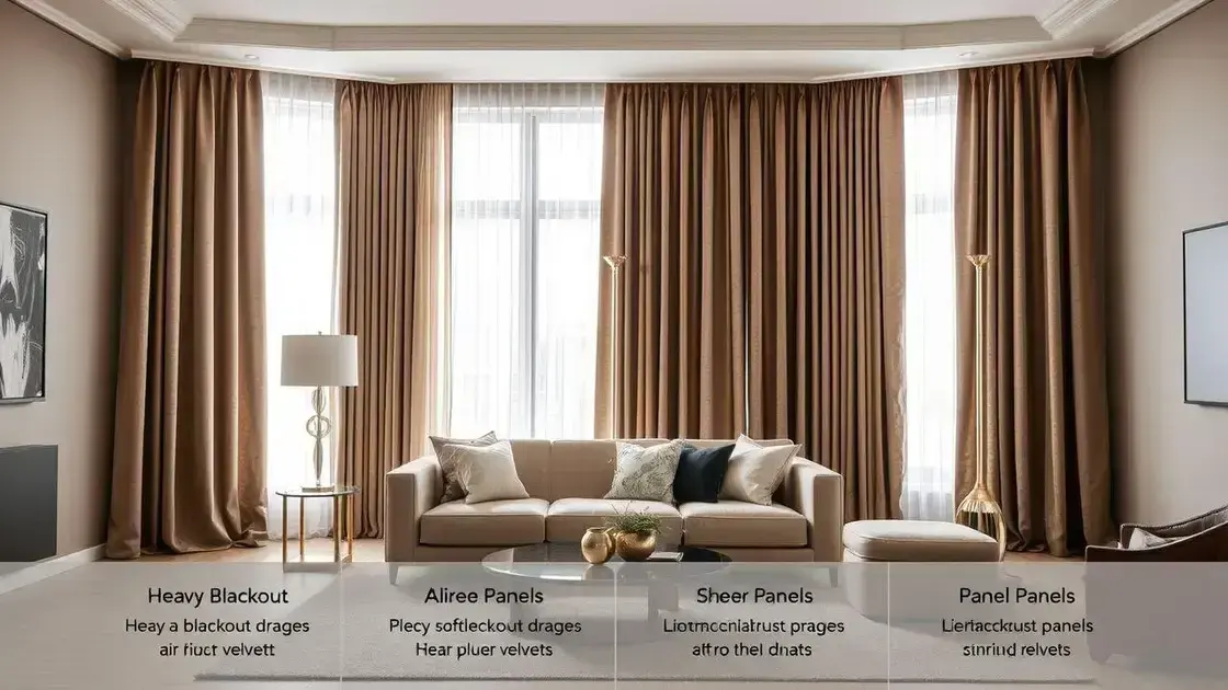 Estilos de cortinas e suas funções na decoração