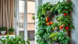 Como criar uma horta vertical em apartamentos
