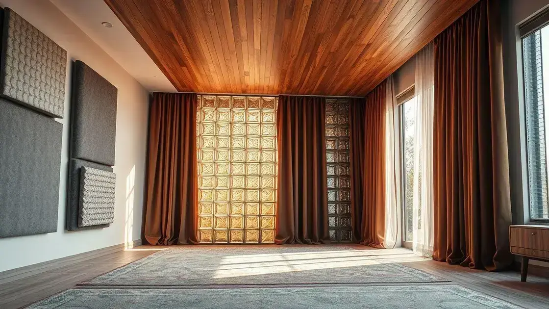 materiais acessíveis para isolamento acústico