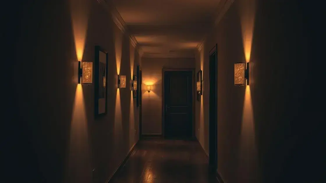 Como iluminar corredor escuro de forma eficaz e criativa