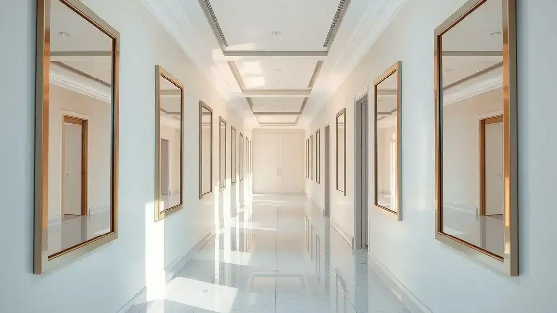Utilizando espelhos e cores para ampliar a luz