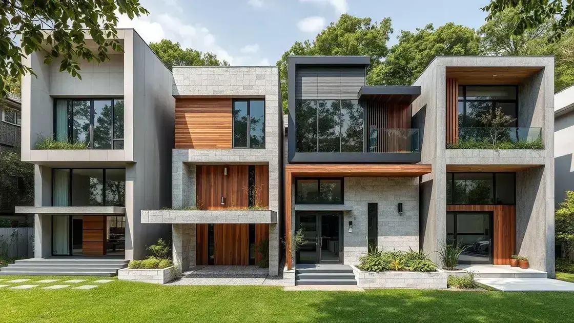 materiais que valorizam fachadas modernas