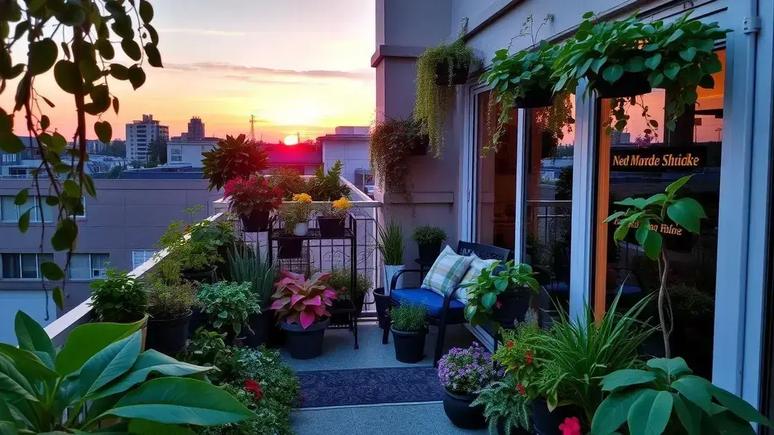 Como decorar varanda pequena com plantas para transformar seu espaço