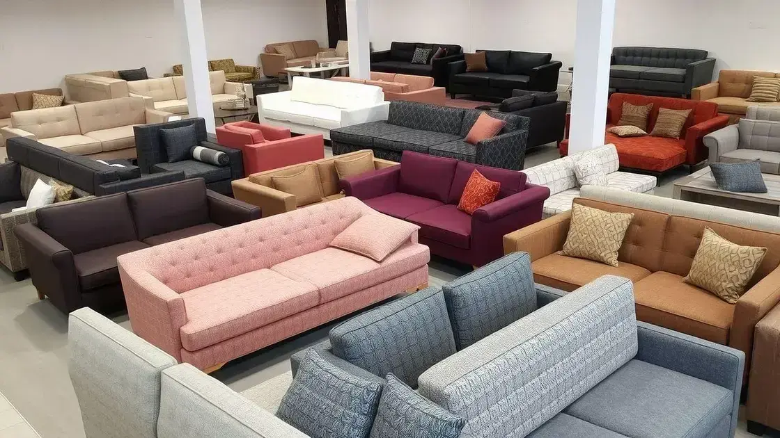 Estilos e materiais de sofás