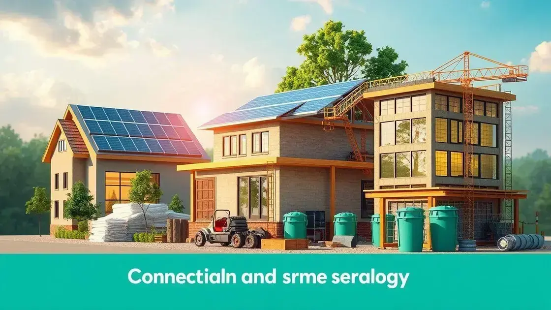 O impacto das tecnologias sustentáveis nas obras