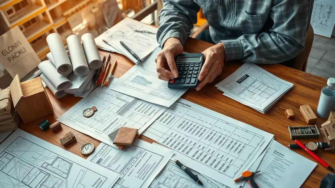 Como elaborar um orçamento eficaz para sua obra