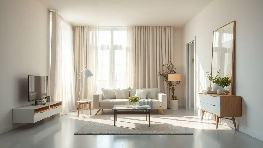 Cores e iluminação para ampliar ambientes