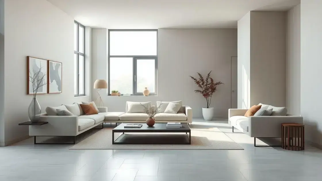 Decoração minimalista: transforme seu espaço com simplicidade e elegância