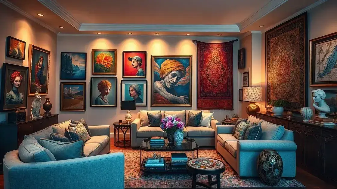 Decorar com arte: transforme seu espaço de forma criativa