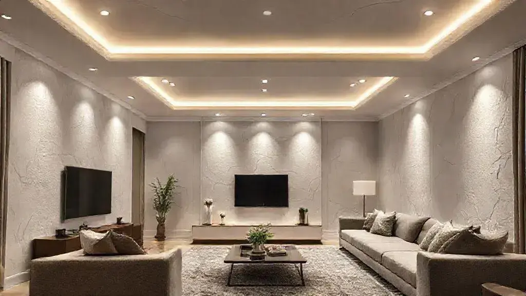 Vantagens da iluminação embutida em projetos com gesso Vantagens da iluminação embutida em projetos com gesso