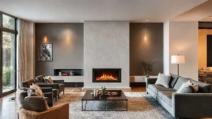 Lareira moderna na sala: técnicas para transformar seu espaço