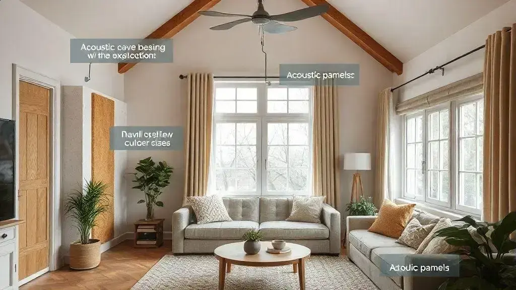 Principais métodos de isolamento acústico em casa