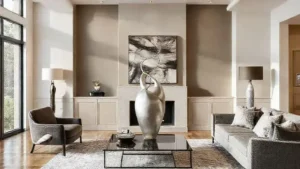 Esculturas decorativas modernas que transformam seu ambiente