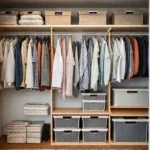 Ideias para closet organizado quarto: transforme seu espaço hoje mesmo
