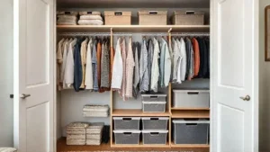 Ideias para closet organizado quarto: transforme seu espaço hoje mesmo