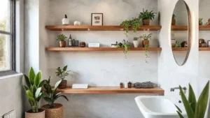 Ideias prateleira flutuante banheiro: da decoração à funcionalidade