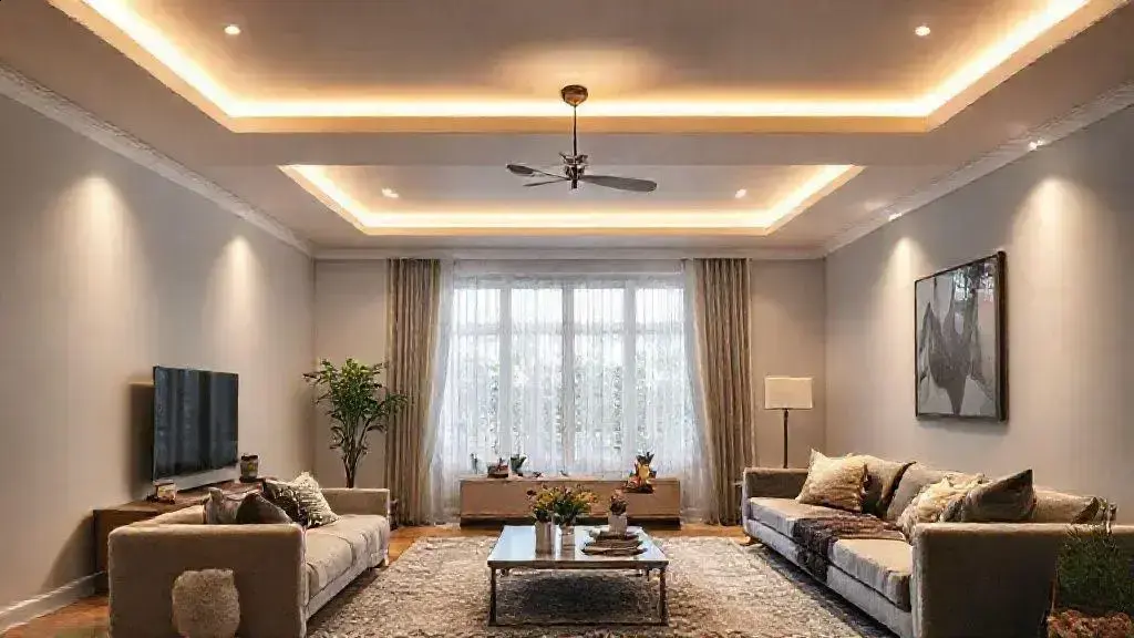 Benefícios da iluminação indireta no teto