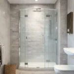 Banheiro pequeno com box de vidro: transforme seu espaço sem obra